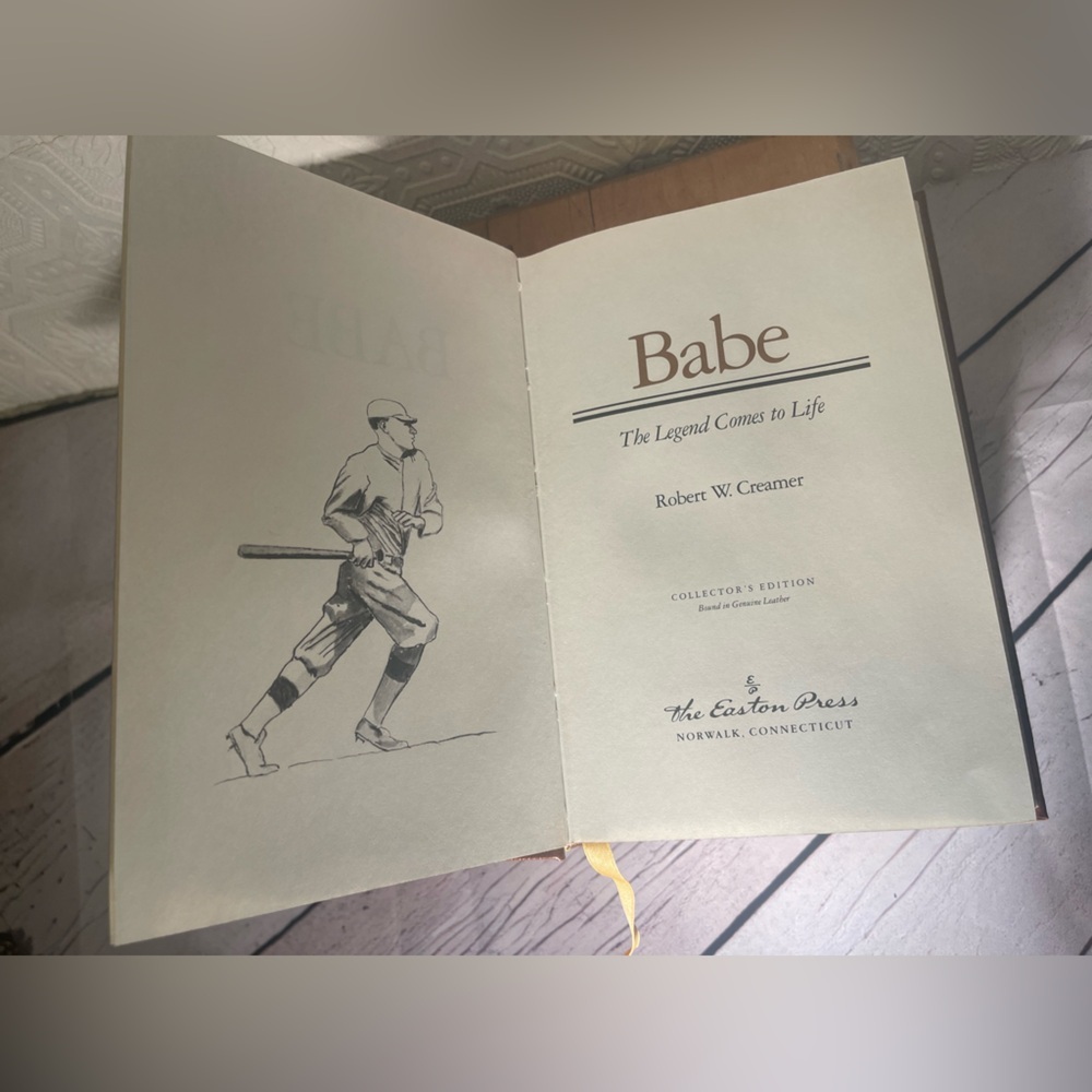 Vintage Babe Ruth The Legend Comes to Life by Robert W. Creamer 1974